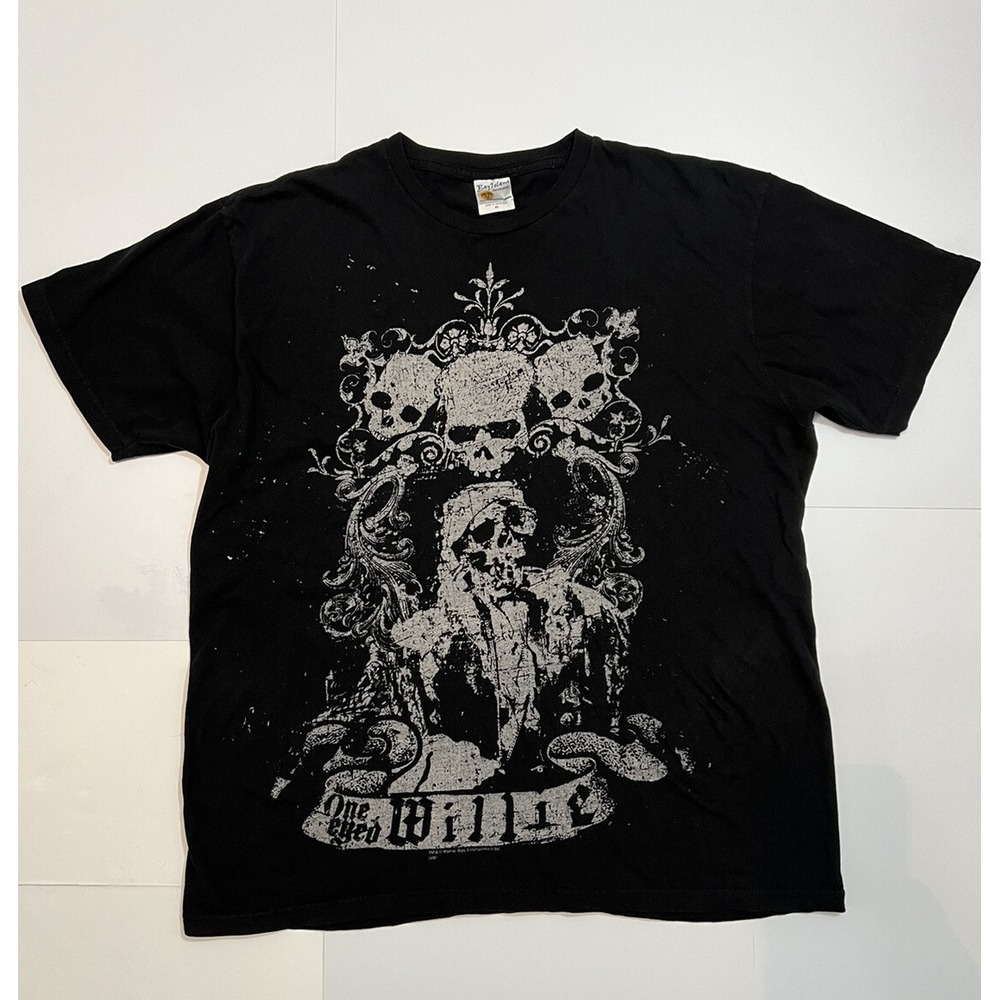 RARE One Eyed Willie‎ Vintage The Goonies T-Shirt Skull Graphic Print Men's XL